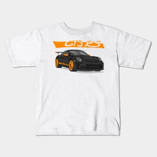 car gt3 rs 911 black orange edition Kids T-Shirt